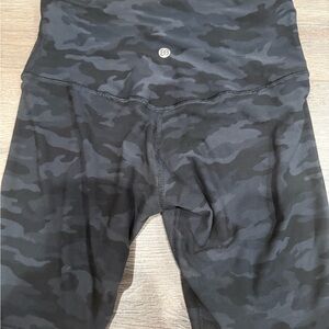 Source Unknown Black Camouflage Bike Shorts